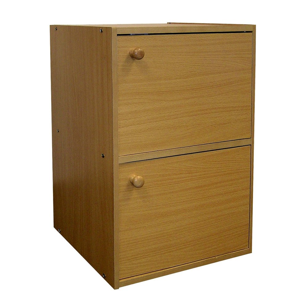 24" Natural Wood Bookcase