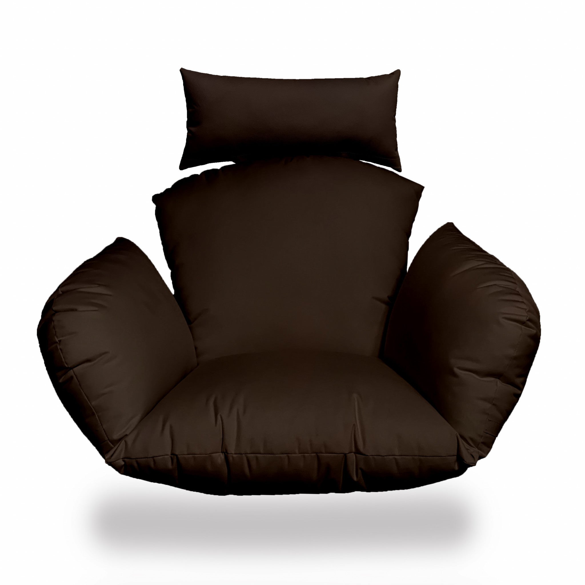 Primo Chocolate Brown Indoor Outdoor Replacement Cushion for Egg Chair