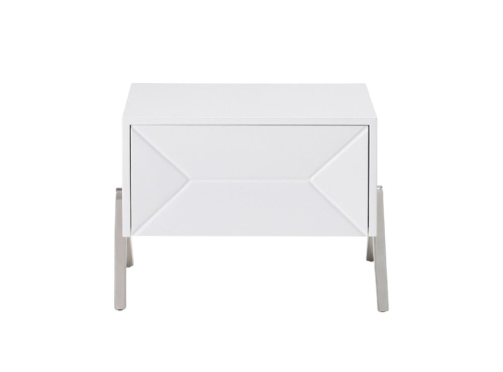 19" Wood One Drawer Nightstand