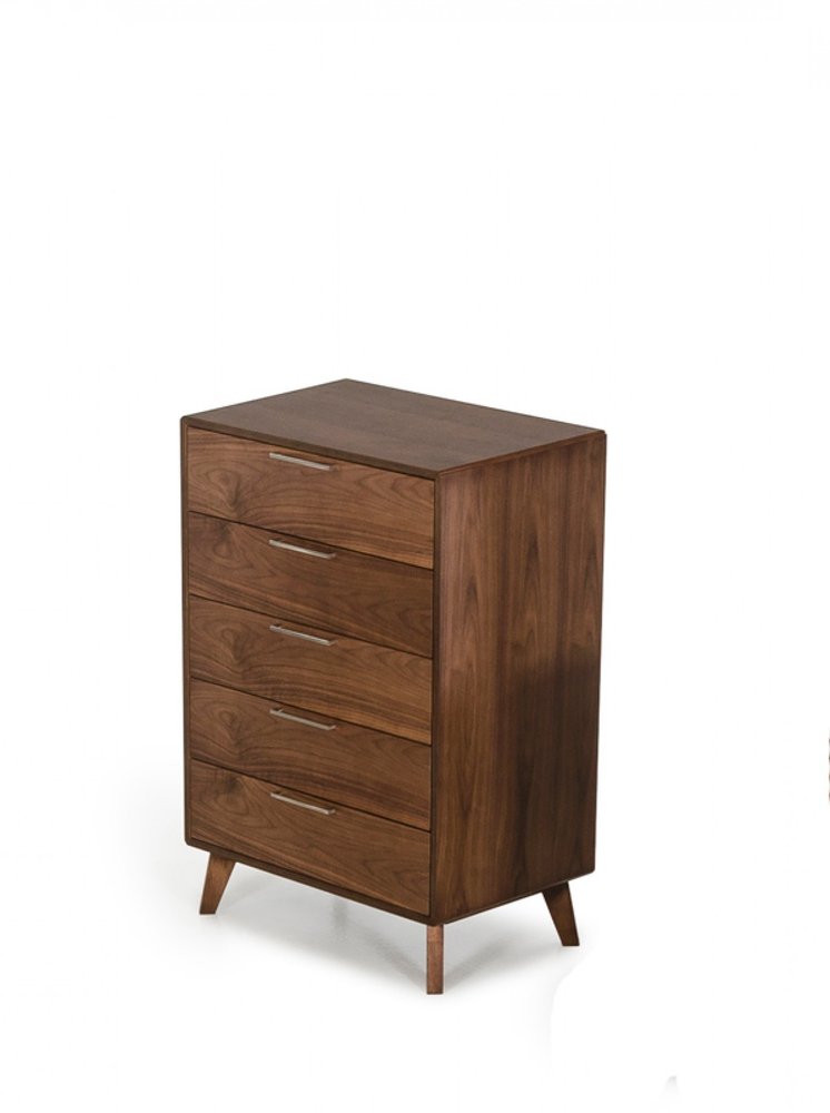 51" Brown Wood Six Drawer Double Dresser