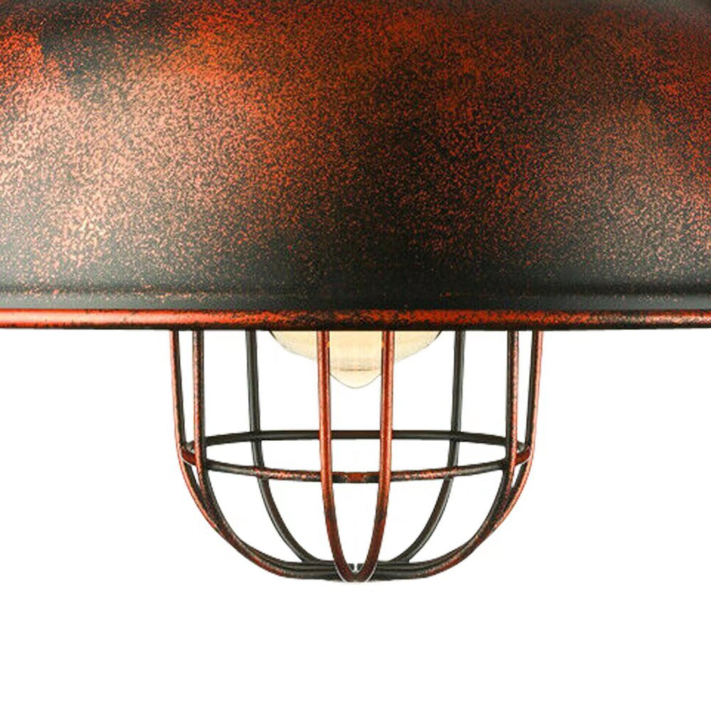 Industrial Retro Vintage Bronze Metal Pendant Lamp