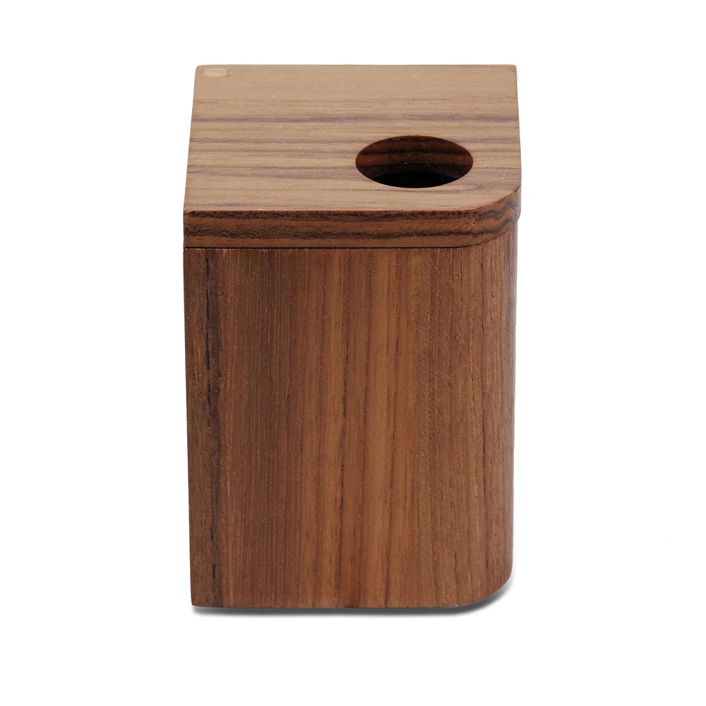 4" Brown Bathroom Storage Container