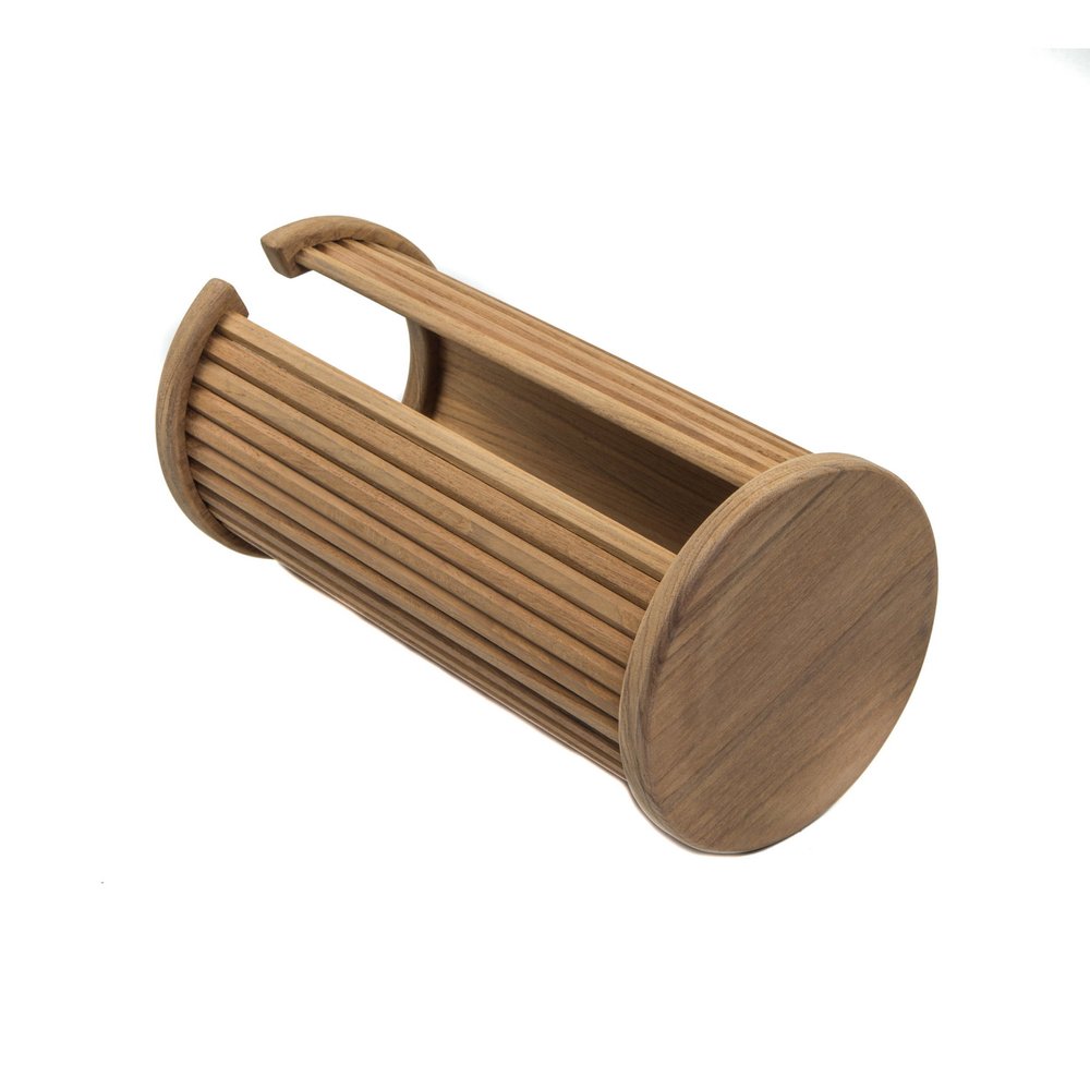 12" Brown Toilet Paper Holder