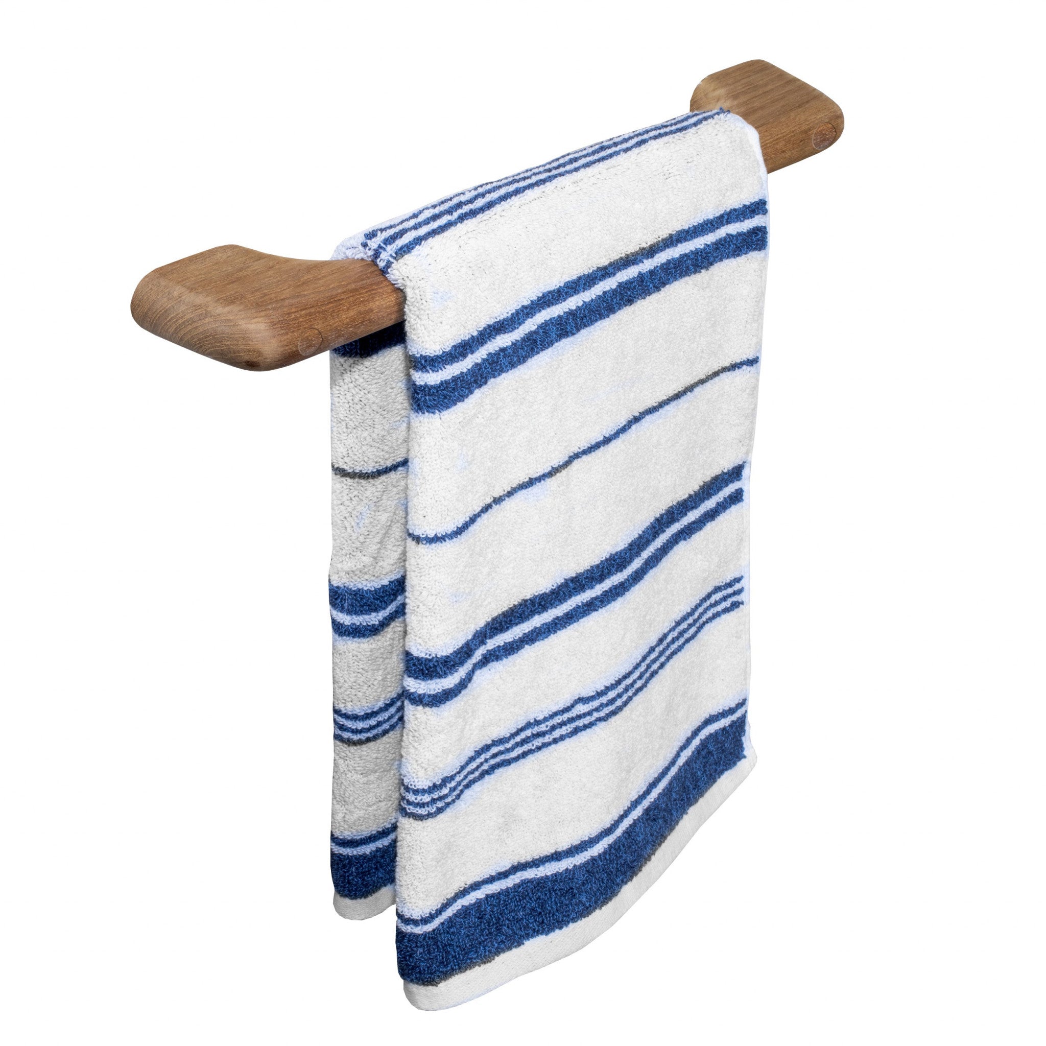 14" Traditional Solid Teak Towel Bar