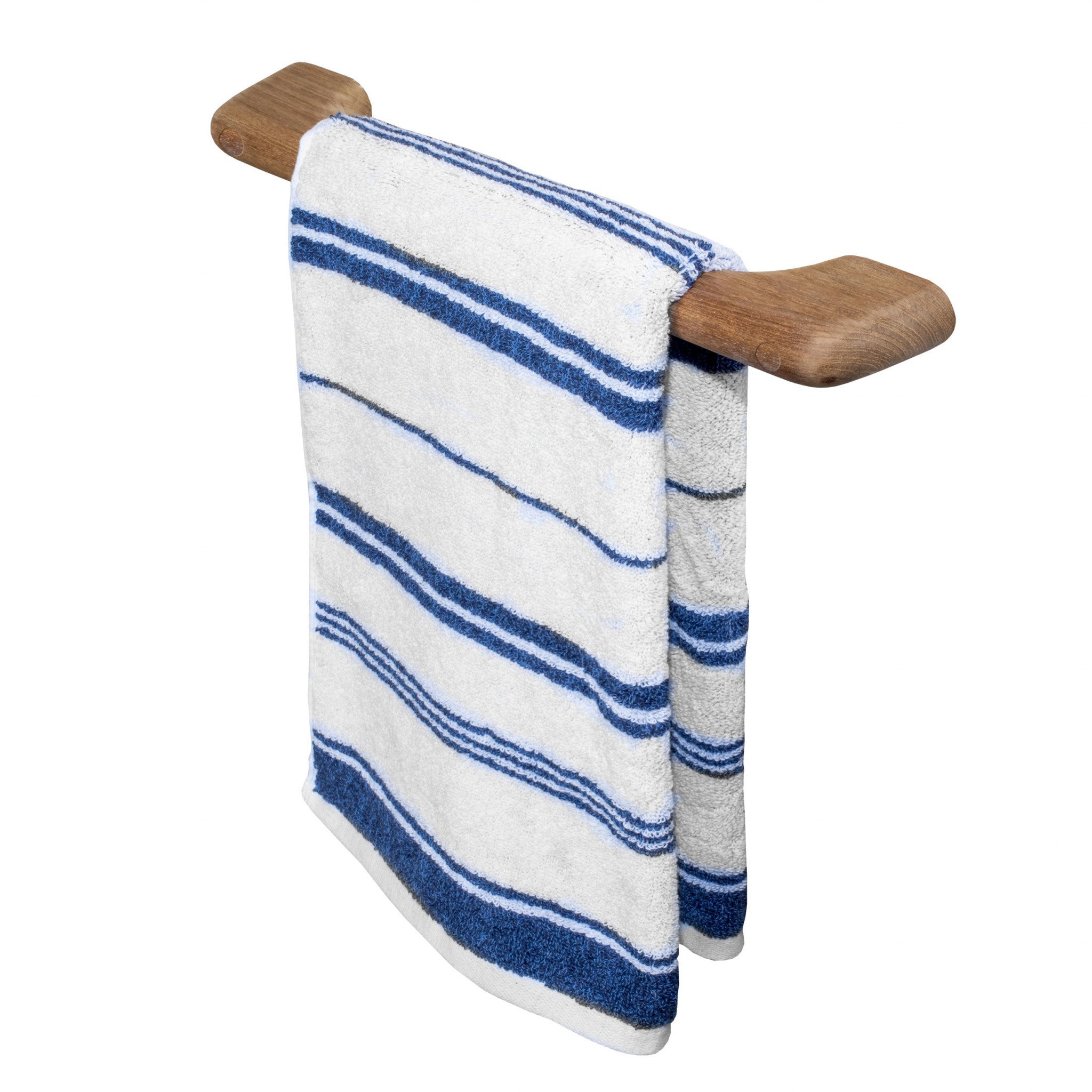 14" Traditional Solid Teak Towel Bar