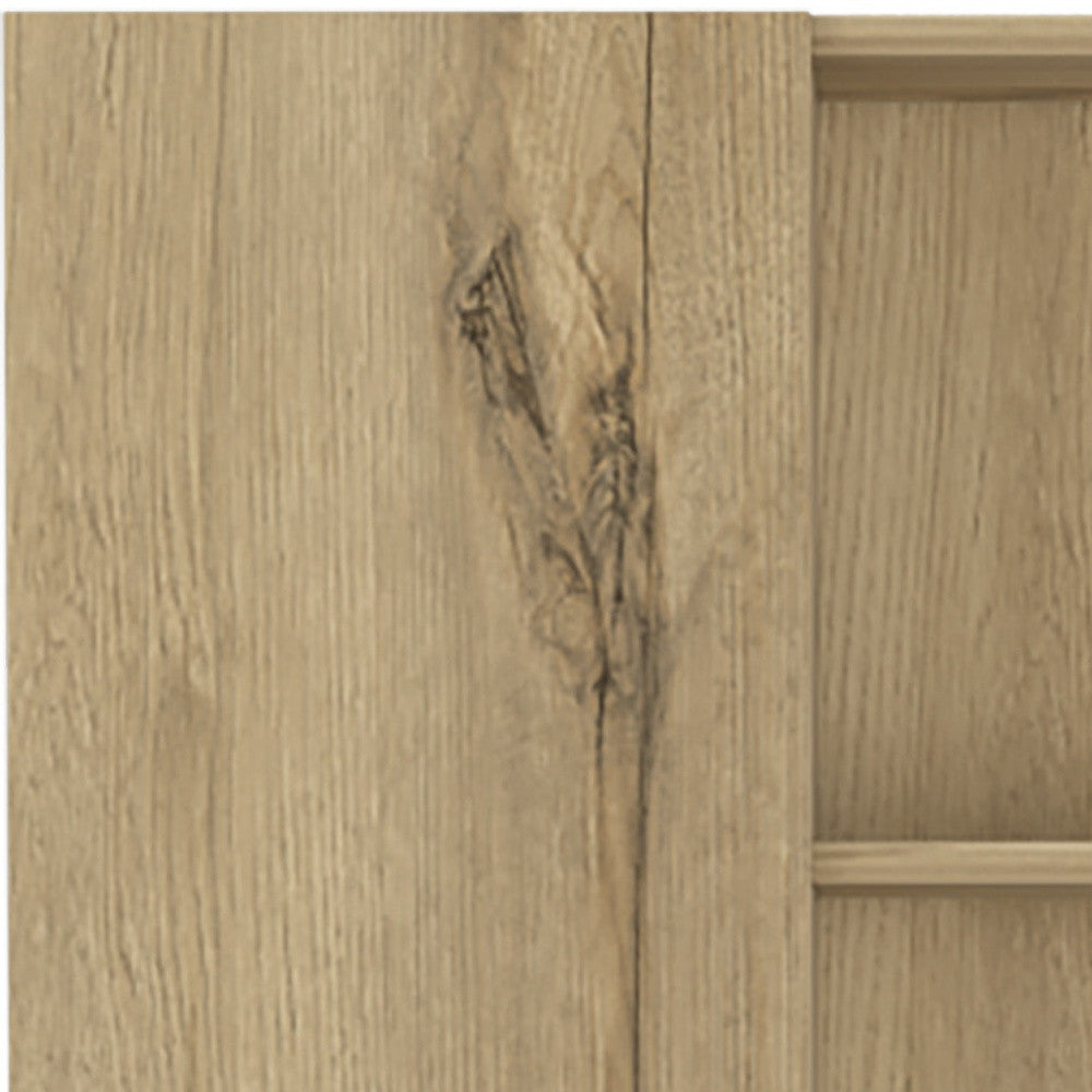 62" Oak Wood Pantry Or Storage Closet