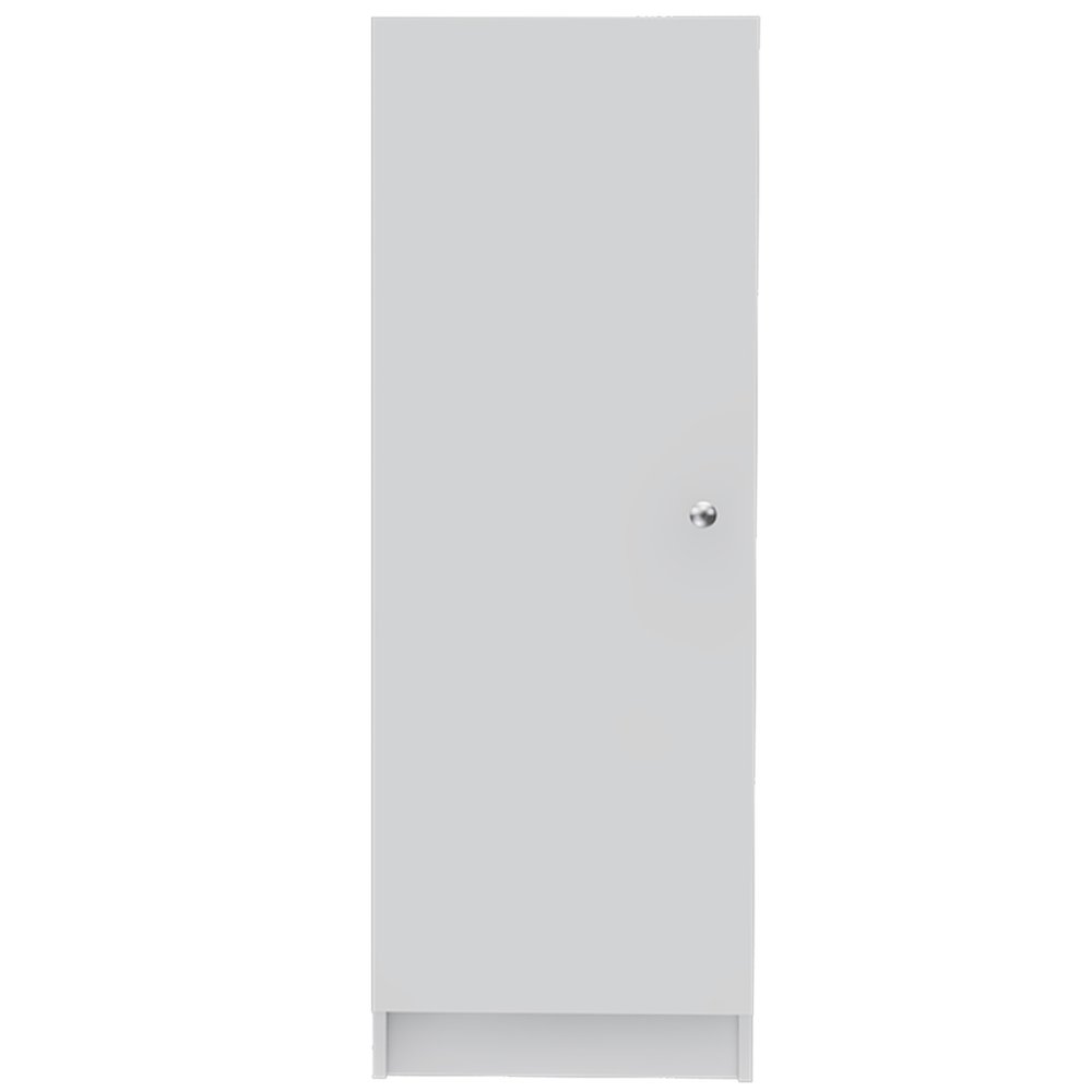 47" White Wood Pantry Or Storage Closet