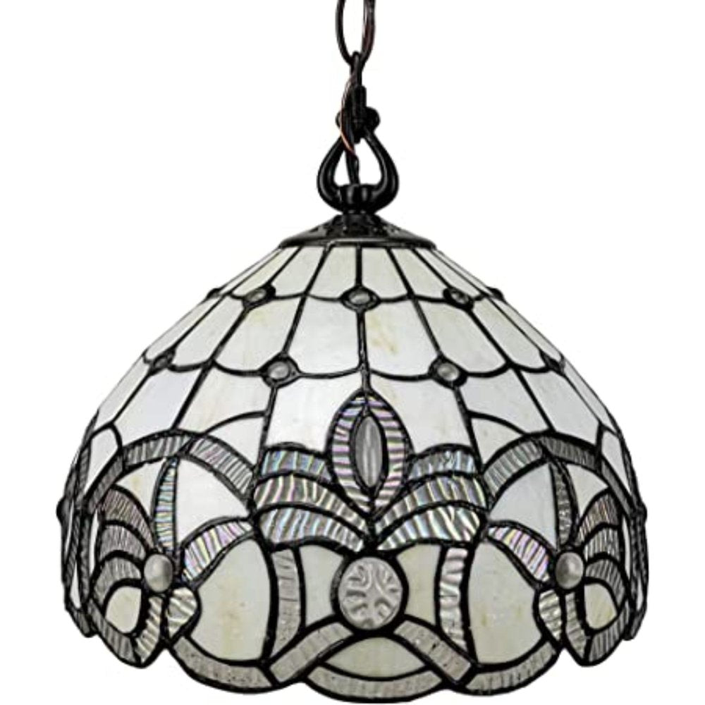 Black And White Unique Statement Glass Dimmable Chandelier With Black And White Shades