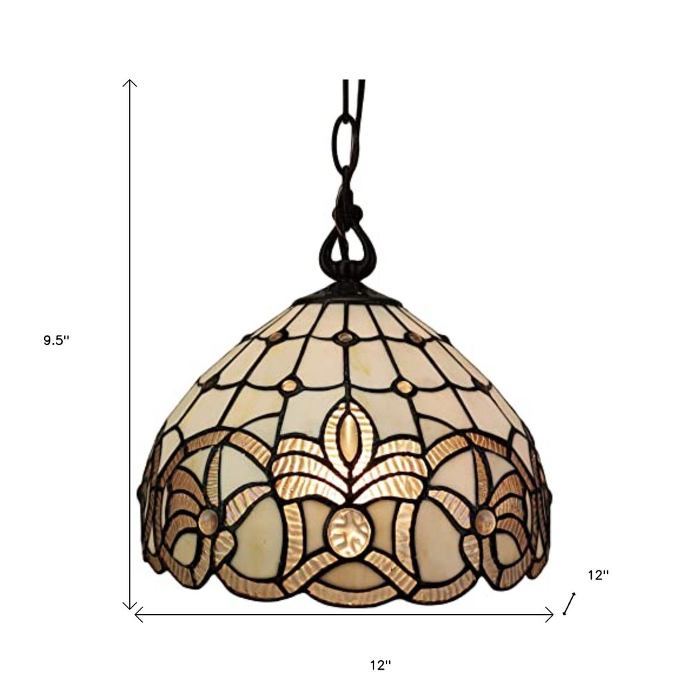 Black And White Unique Statement Glass Dimmable Chandelier With Black And White Shades