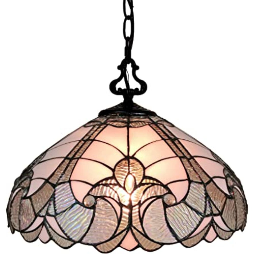 Black And White Unique Statement Two Light Glass Dimmable Chandelier With Black And White Shades