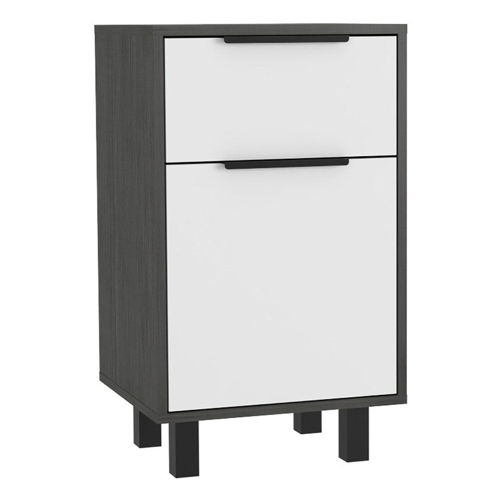 28" Wood One Drawer Nightstand