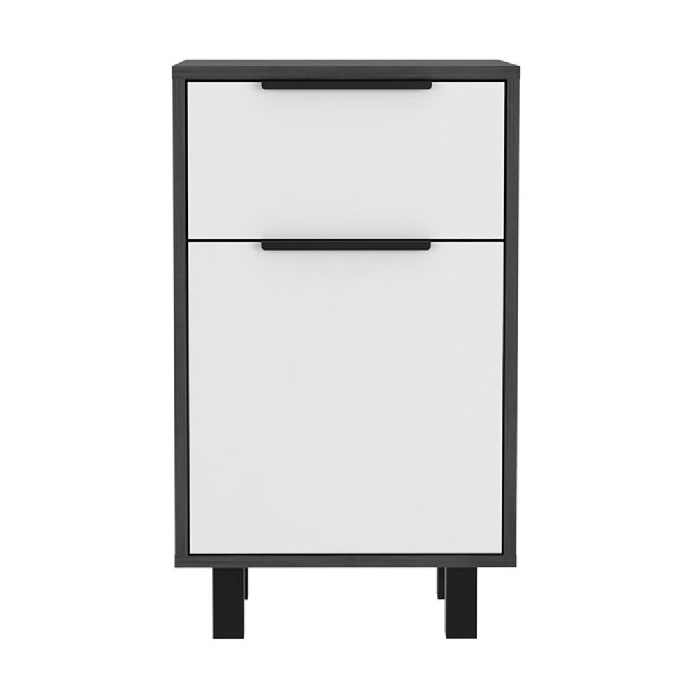 28" Wood One Drawer Nightstand