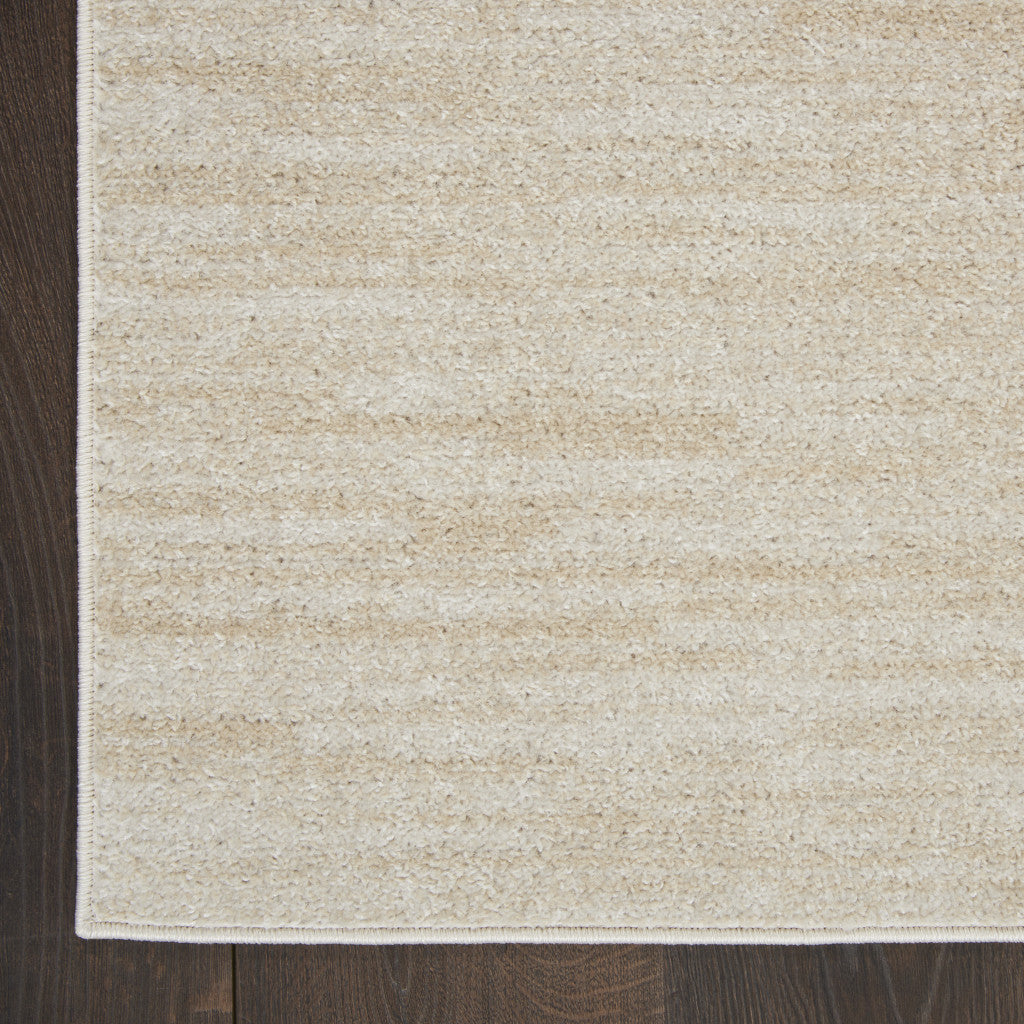 5' X 7' Beige And Ivory Indoor Outdoor Area Rug