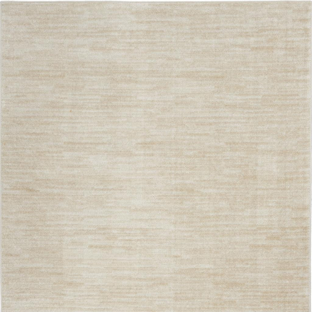 5' X 7' Beige And Ivory Indoor Outdoor Area Rug