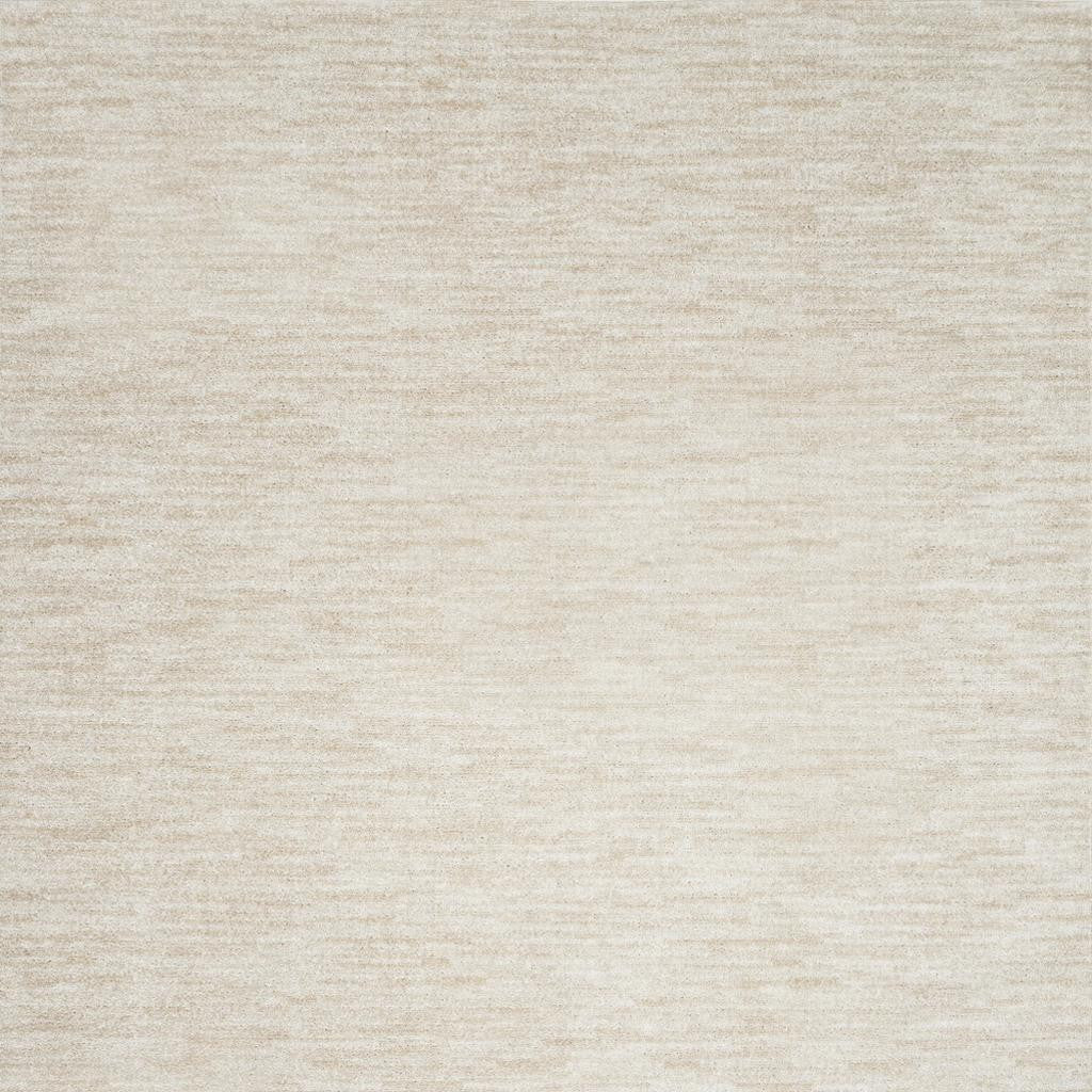 7' X 10' Beige And Ivory Indoor Outdoor Area Rug