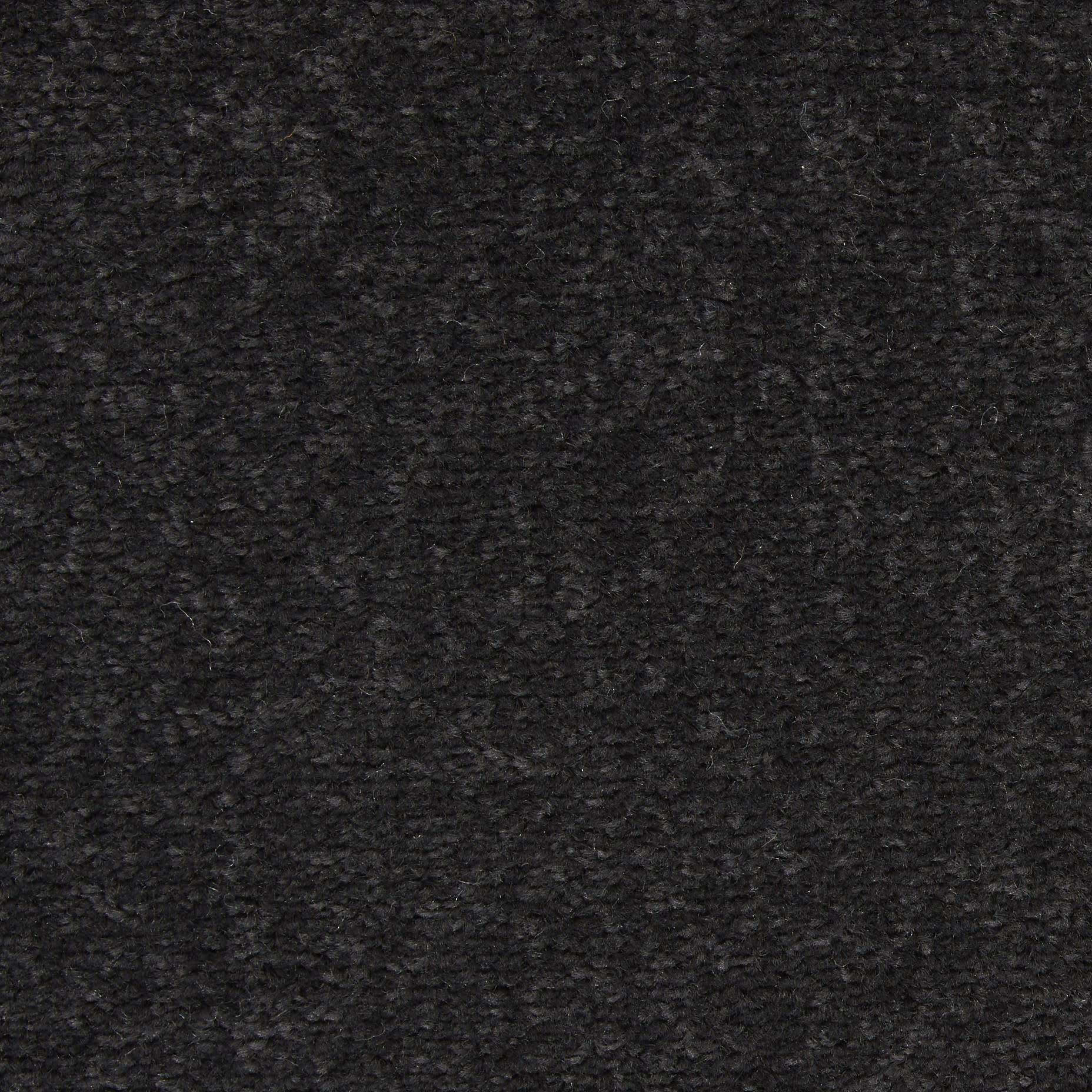 4' Black Round Indoor Outdoor Area Rug