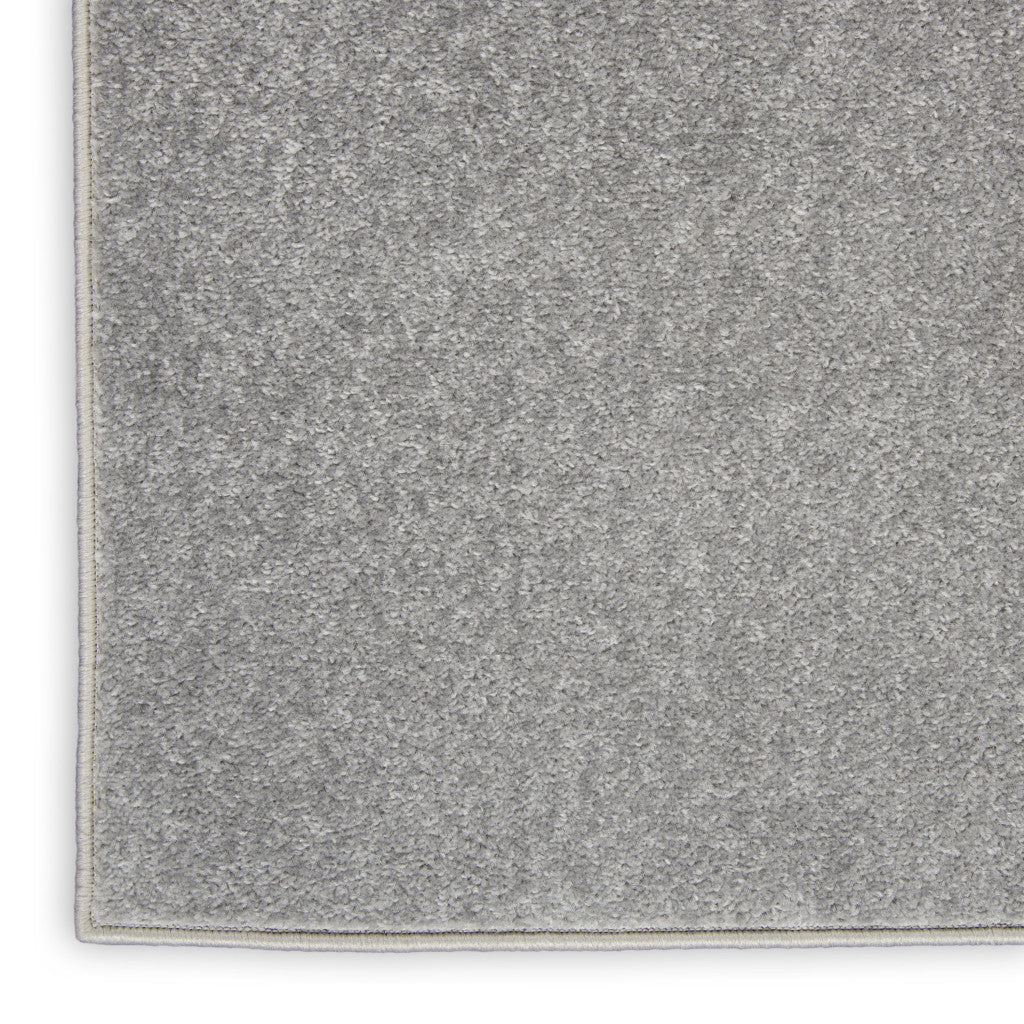 2' X 4' Gray Indoor Outdoor Area Rug