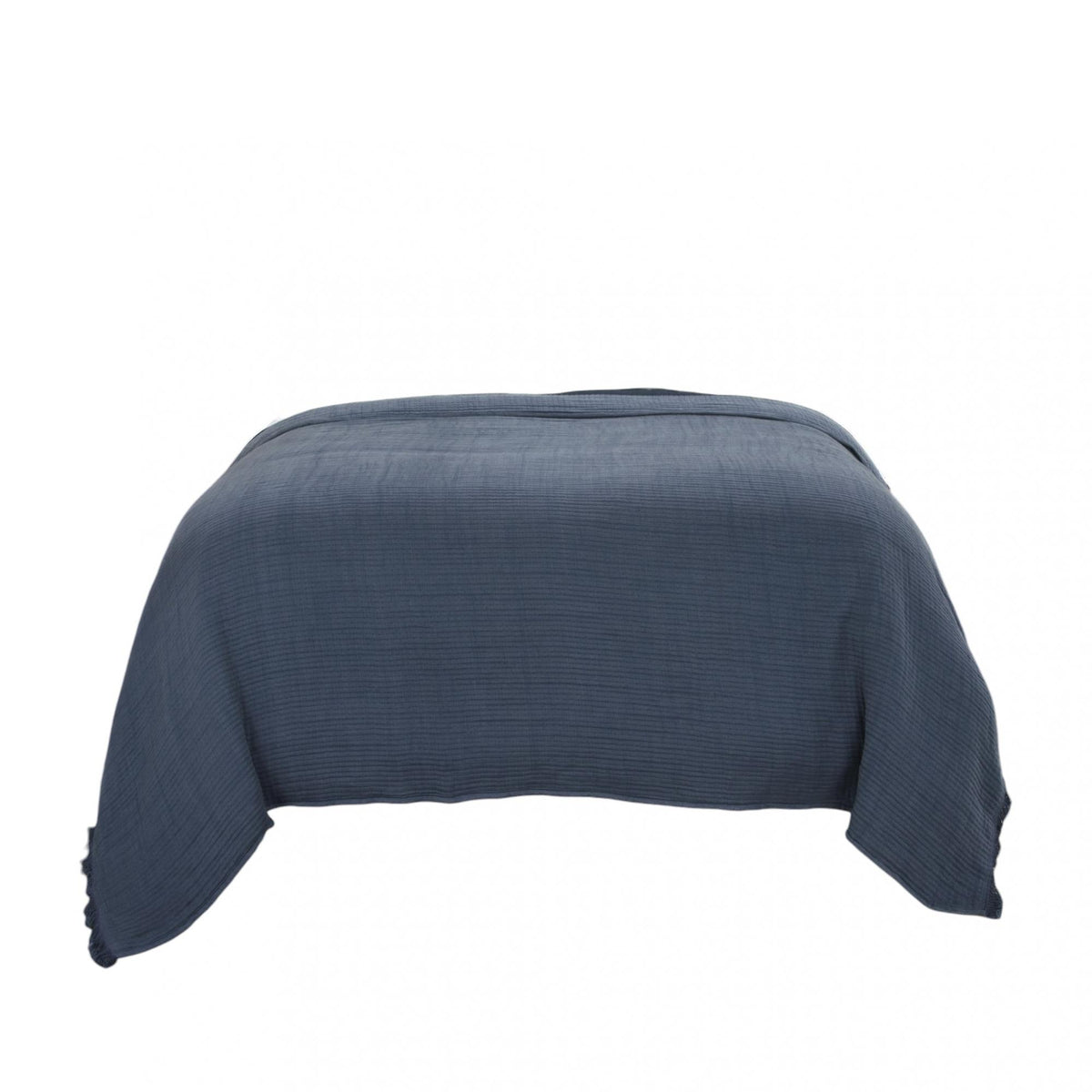 Indigo Checkered King Quilt