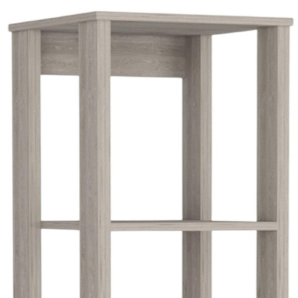 16" Light Gray Wood Freestanding Single Door Bathroom Vanity