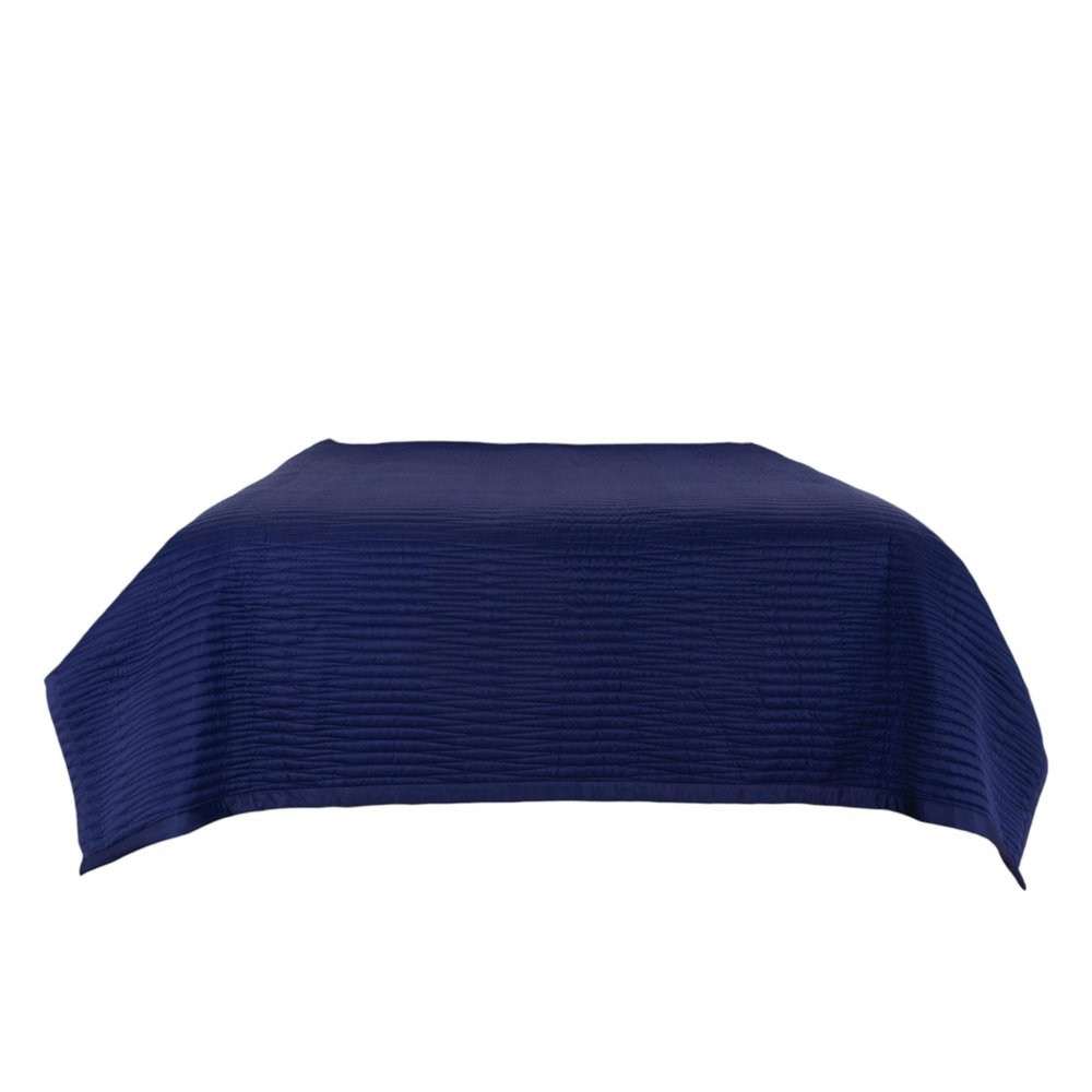 Indigo Geometric Queen Quilt