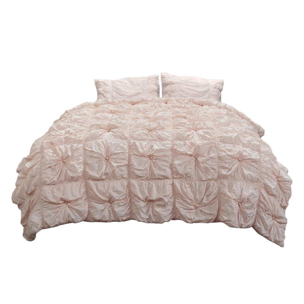 Pink Queen Cotton Blend Washable Polyester Down Alternative Comforter Set