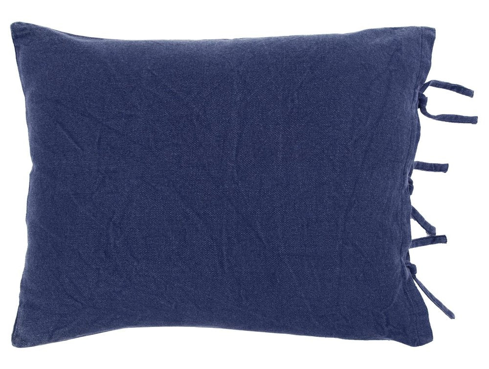 Indigo King Cotton Washable Polyester Duvet Cover Set With Two Shams
