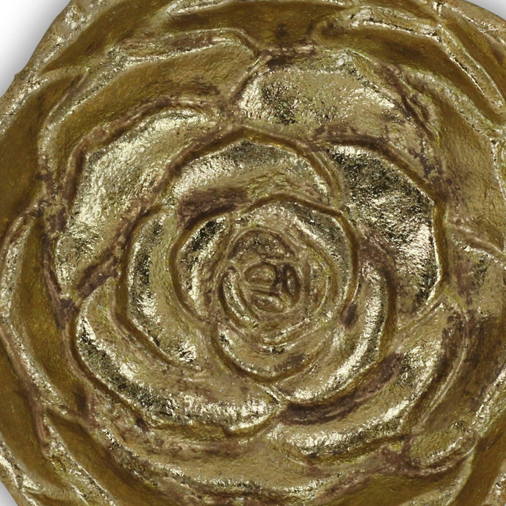 5" Gold Novelty Metal Handmade Tray