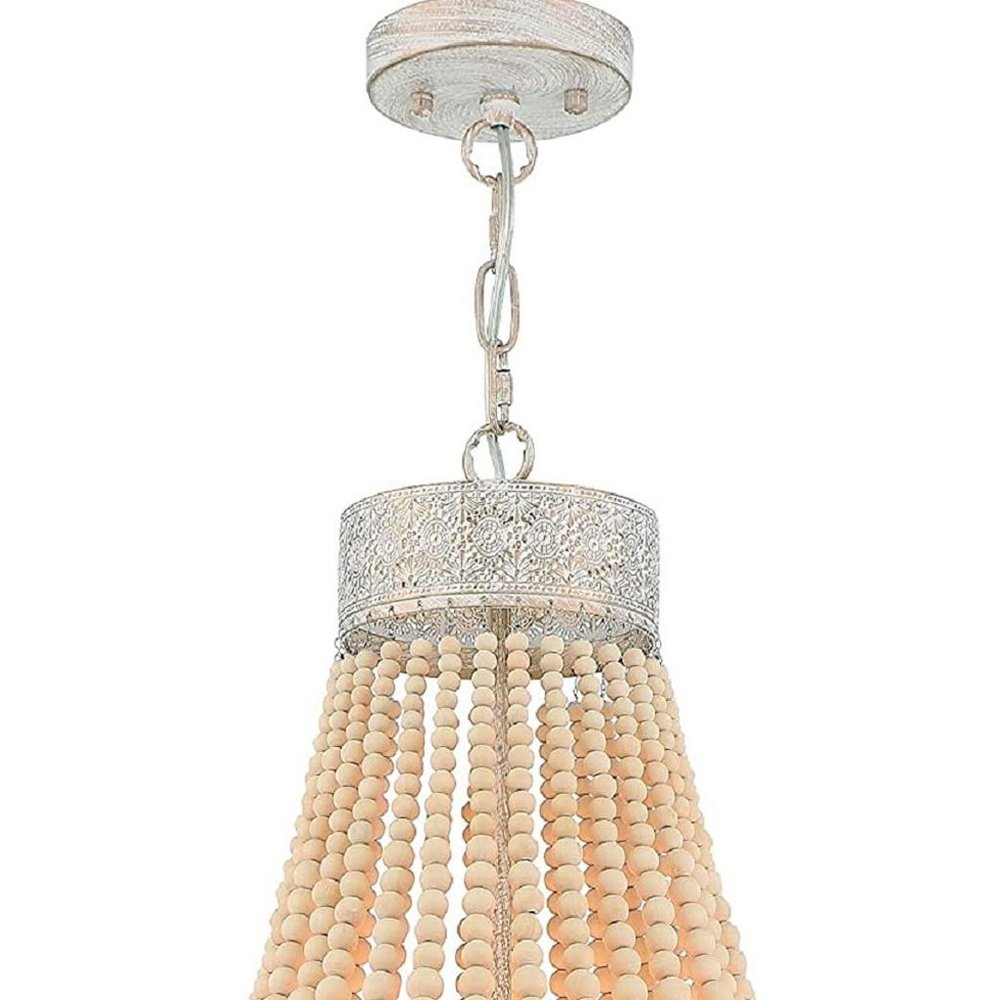 Gold And White Candle Style Five Light Metal Dimmable Chandelier