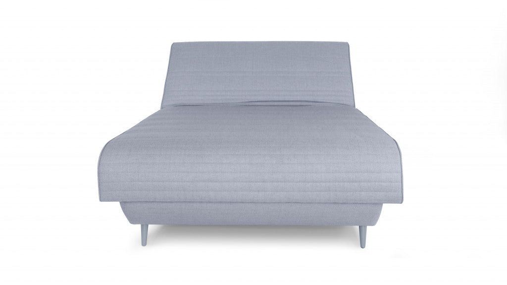 Light Gray Full Adjustable Upholstered Polyester No Bed Frame with Mattress