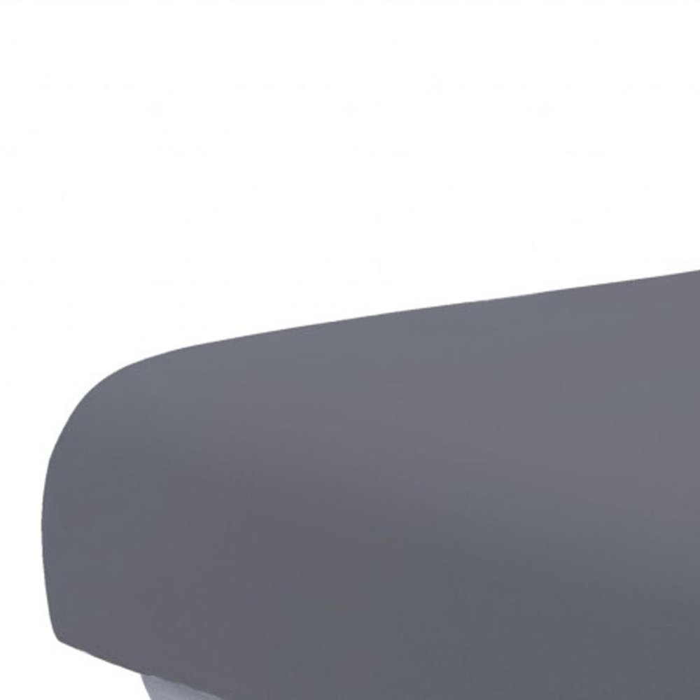 Light Gray Full Adjustable Upholstered Polyester No Bed Frame with Mattress