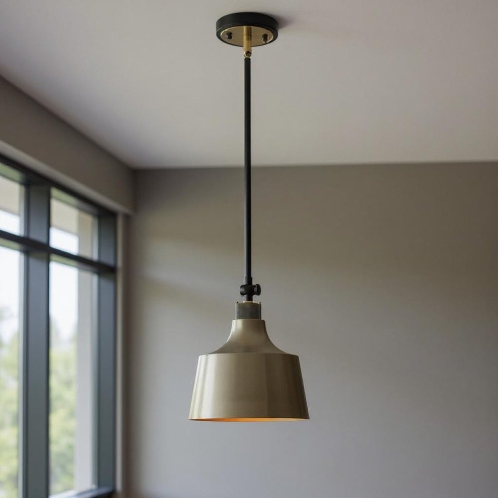 Black Kitchen Island Metal Dimmable Chandelier With Gray Shades
