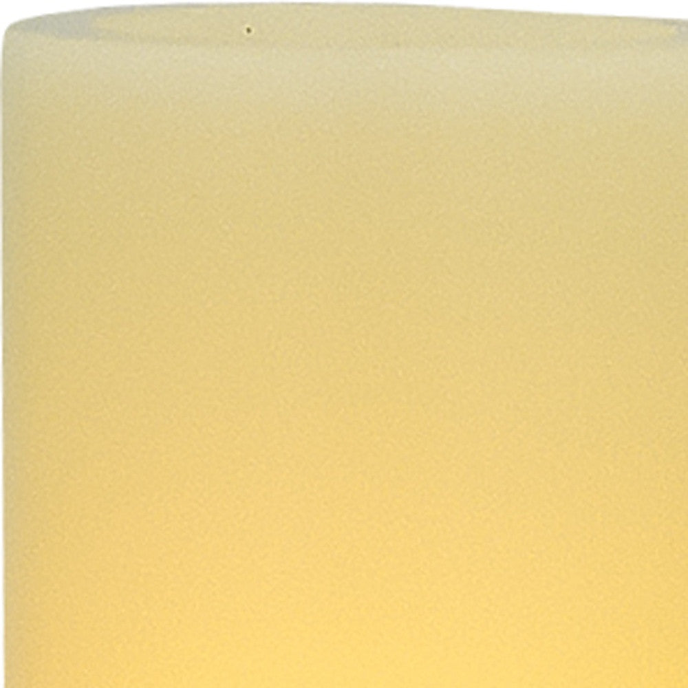 5" Ivory Flameless Pillar Candle