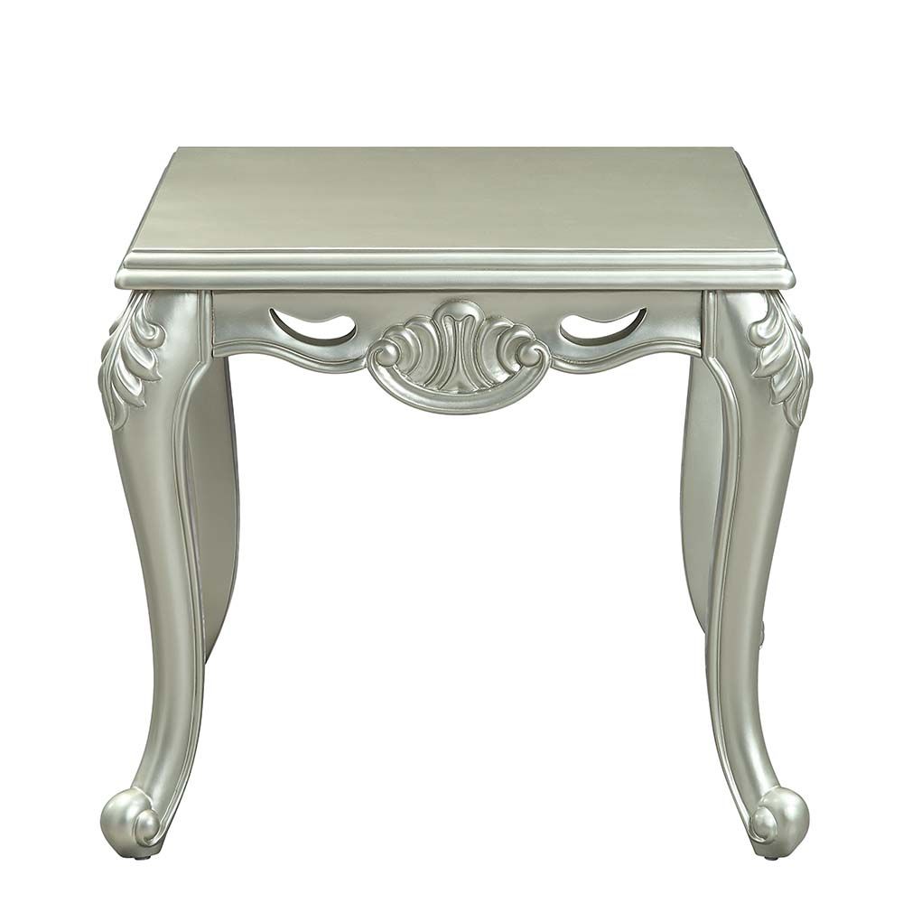 24" Champagne Manufactured Wood Square End Table
