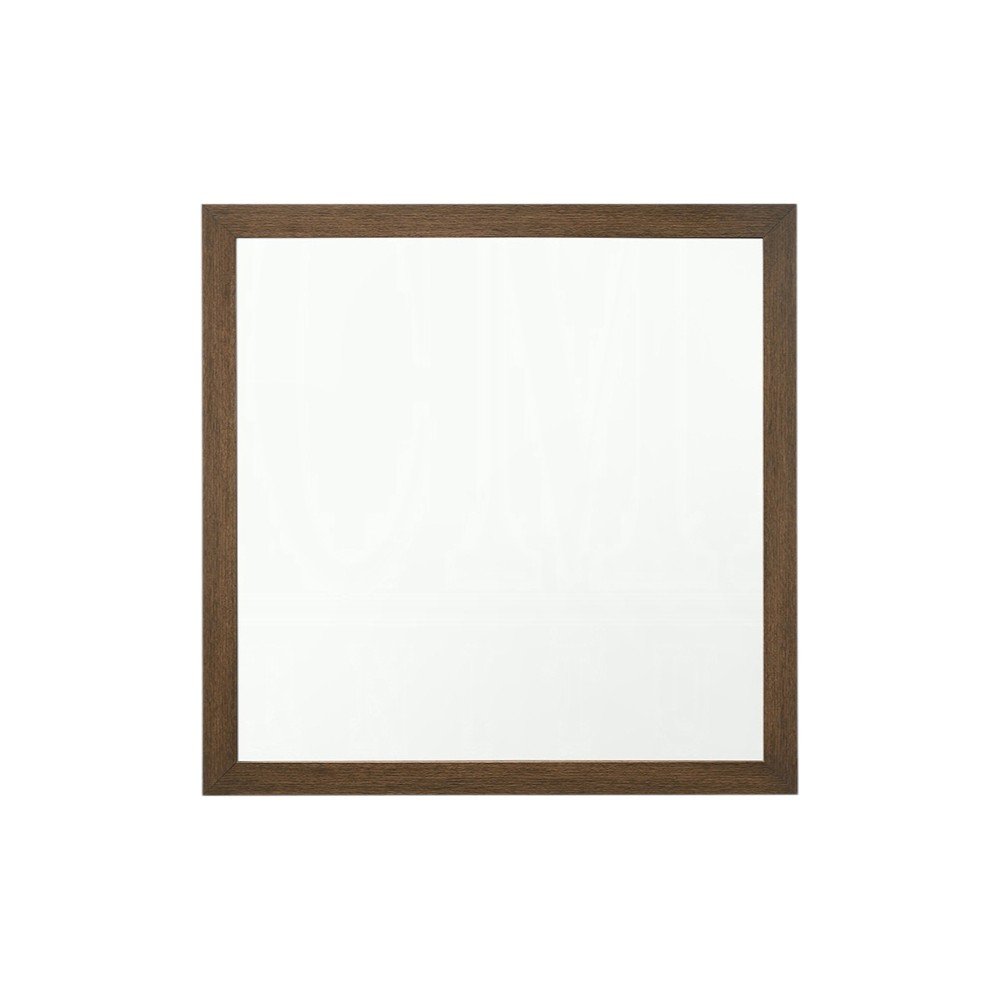 40" Square Wood Framed Accent Mirror