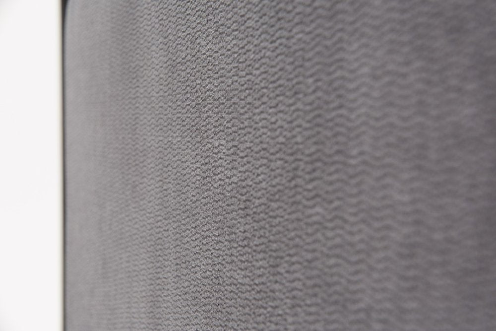 Gray Wood And Linen Queen Bed Frame