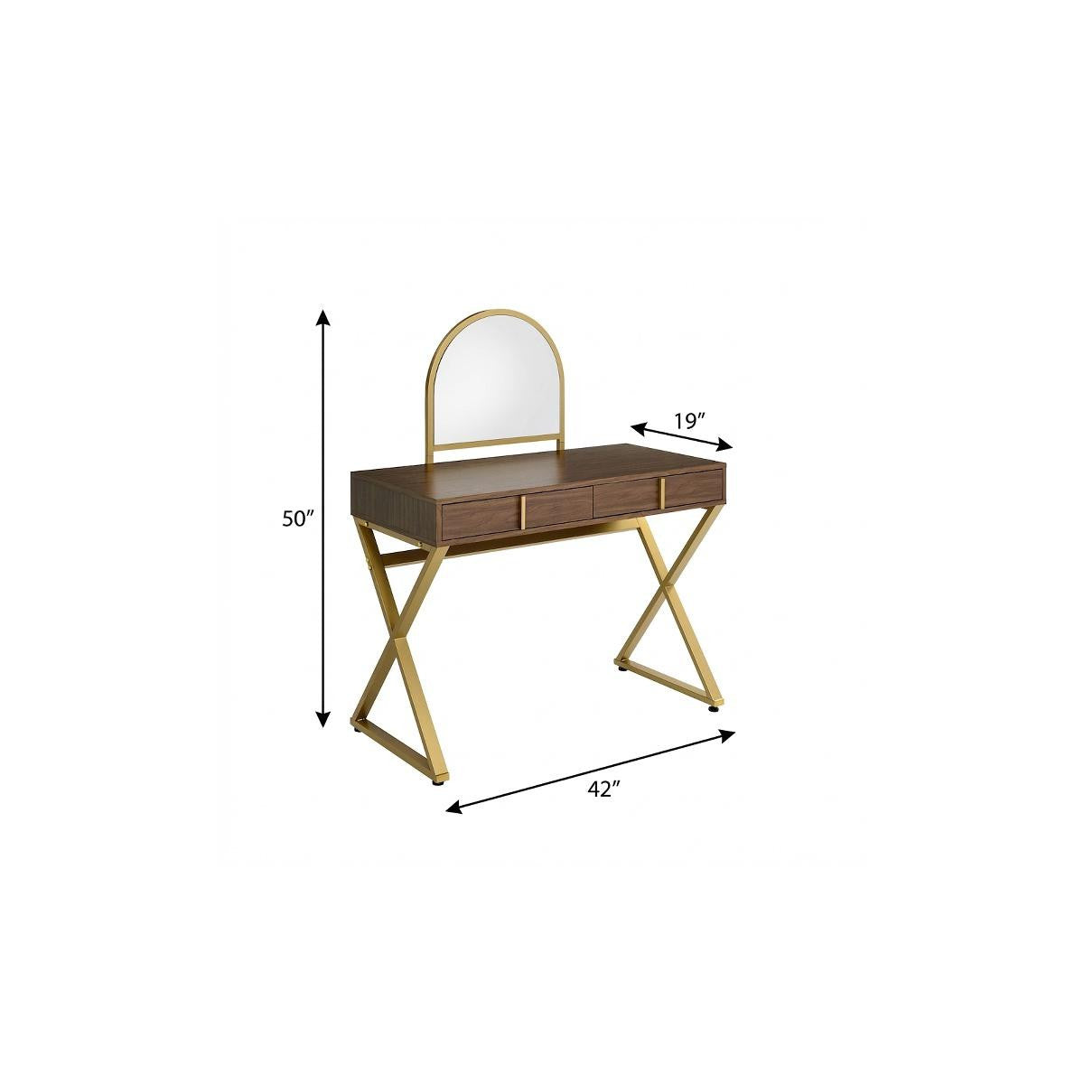 42" Vanity Table with Mirror