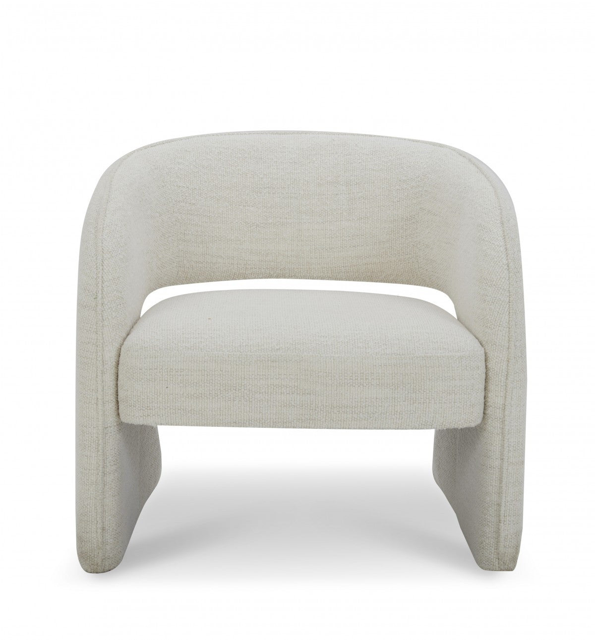 31" Cream Upholstered Arm Chair