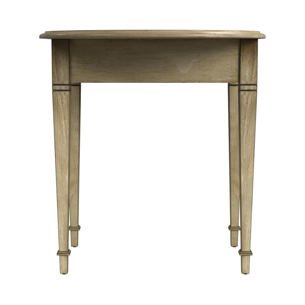 28" Beige Manufactured Wood Rectangular End Table With Drawer