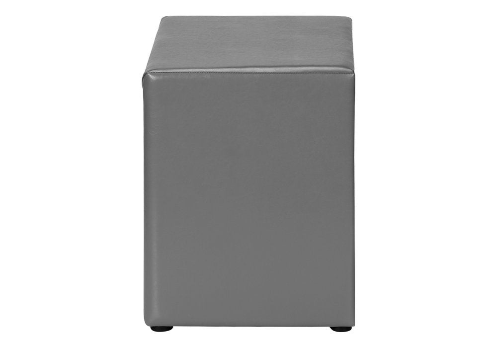 21" Gray Wood Two Drawer Nightstand