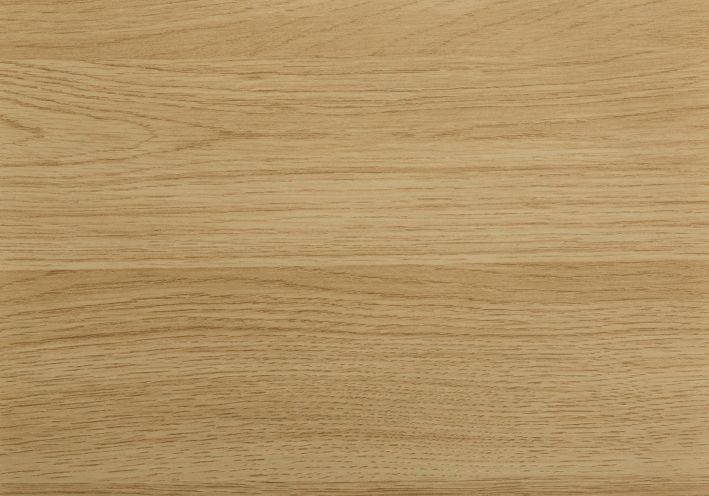 47" Natural and White Wood and Metal H-Shape Computer Desk With Two Drawers