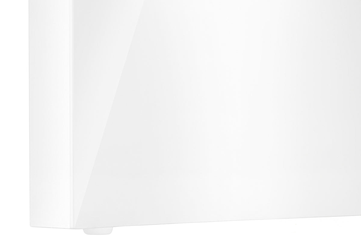 60" White Computer Desk With Two Drawers