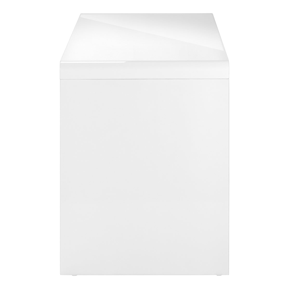 60" White Computer Desk With Two Drawers