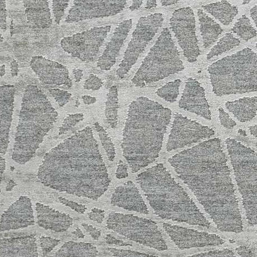 9' X 12' Turquoise Abstract Power Loom Stain Resistant Area Rug