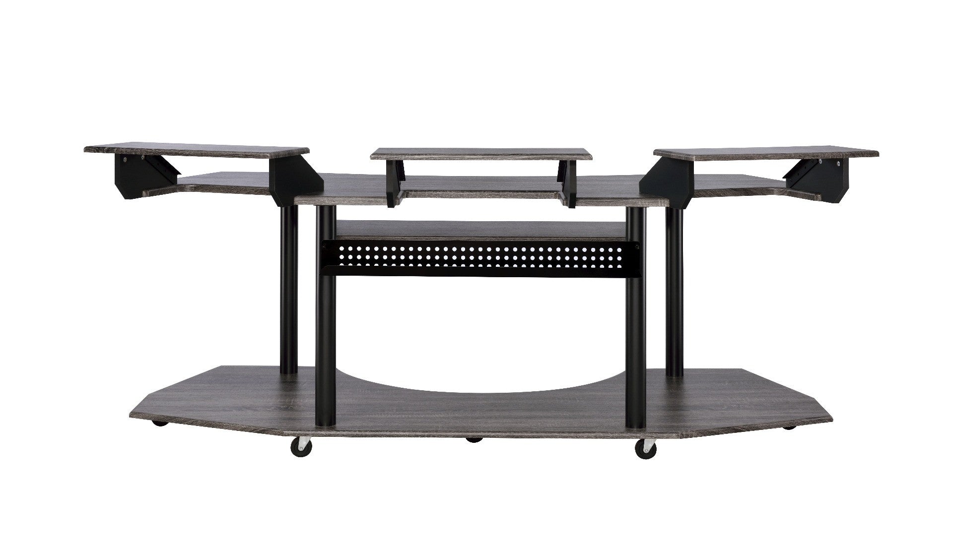 83" Black Music Recording Studio Desk