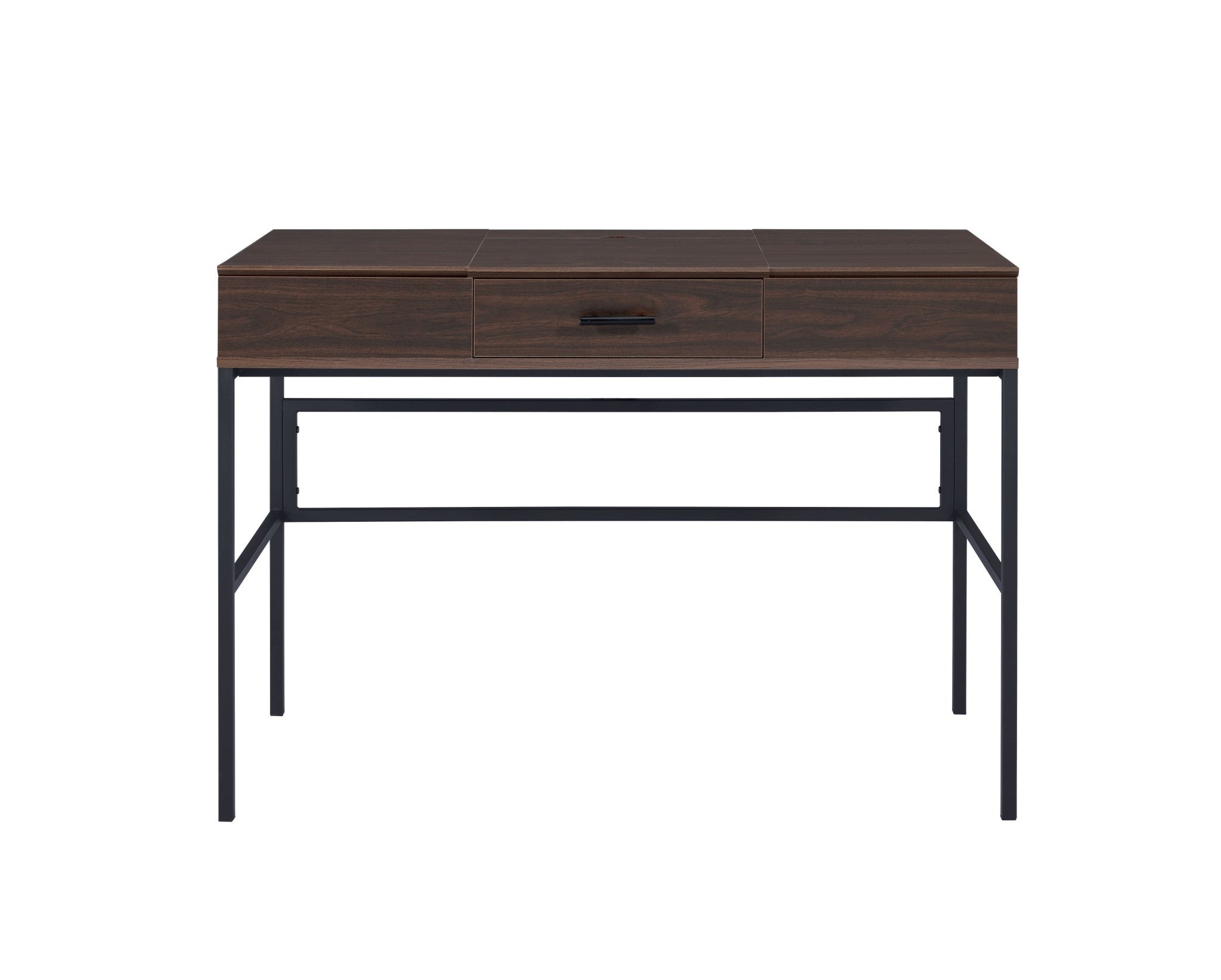 42" Brown and Black Writing Desk