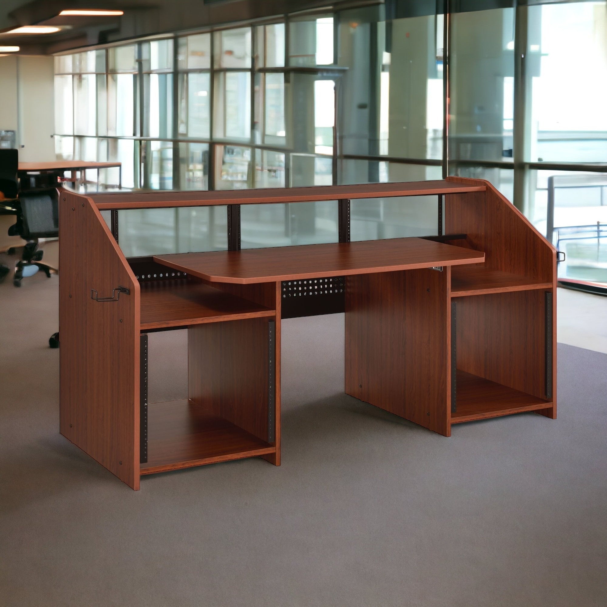 71" Brown Computer Desk