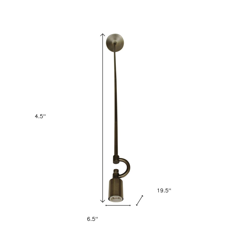 Brass Bulb Metal Chandelier