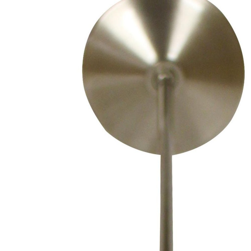 Nickel Bulb Metal Chandelier