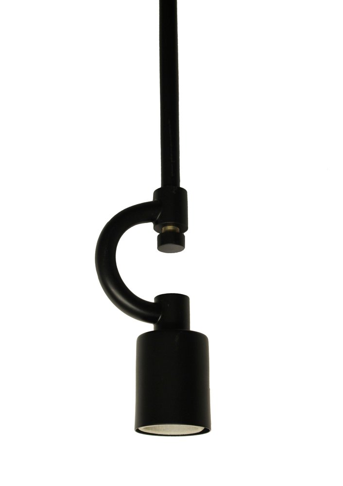 Black Bulb Metal Chandelier
