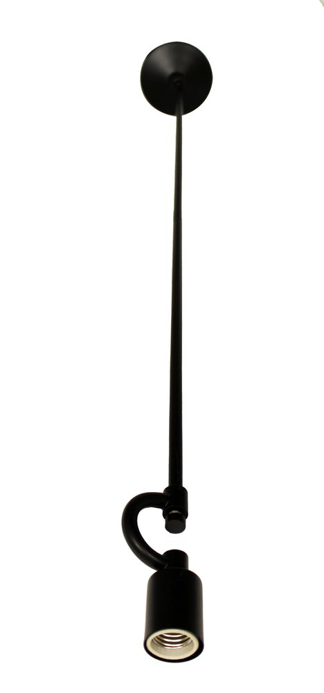 Black Bulb Metal Chandelier